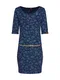 Ragwear Šaty ''''TANYA FLOWERS''''  námořnická modř