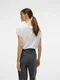 VERO MODA Tričko 'VMJEANI'  béžová / zlatá / bílá