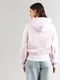 Calvin Klein Jeans Mikina 'CK LOGO CROPPED HOODIE'  starorůžová / černá