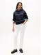 TOMMY HILFIGER Mikina  marine modrá / noční modrá / červená / bílá