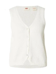 LEVI'S Pletena jopa 'Helen Mini Boucle Vest' bela