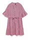 VERO MODA Košilové šaty 'VMElena'  pink / růžová / bílá
