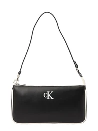 Torba za čez ramo 'Contrast Logo Convertible' črna / bela