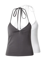 Top 'Astrid' grafit / bela