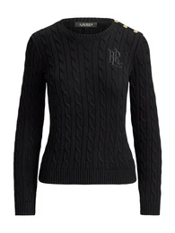 Lauren Ralph Lauren Pulover črna