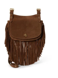 Lauren Ralph Lauren Torba za čez ramo 'MARCY' čokolada