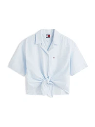 Bluza svetlo modra / bela