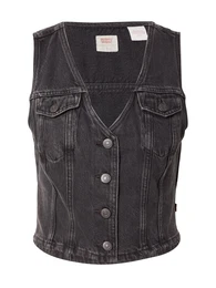 LEVI'S Brezrokavnik 'Bella Denim Corset' črn denim