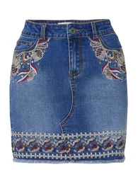 Krilo moder denim / zlata / bela