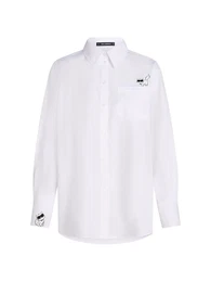 Bluza 'Ikon Choupette' črna / bela