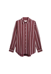 Bluza svetlo rjava / greige / svetlo siva / bordo