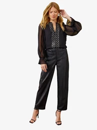 Bluza zlata / črna / srebrna