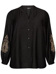 Bluza 'AJANICE' bež / črna