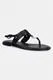 Calvin Klein sandly na plochm podpatku dmsk koen ROUND FLAT SNDL THONG LTH HDW
