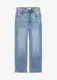 Dny Loose Straight, High Waist, zkrcen