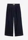 Dny Wide Leg, High Waist, s pohodlnm pasem