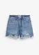 Dnov ortky High Waist, nzk podl stree