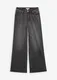 Dny Wide Leg, Mid Waist, mal podl stree