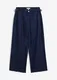 Dny Wide Leg, Mid Waist
