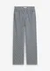 Dny Straight, High Waist, s prouky