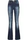 Dny Bootcut, High Waist, pohodln stre