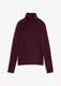 Svetr s rolkovm lmcem, z mkk smsi s kamrem s Good Cashmere Standard