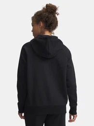 Sweatshirt UA Rival Fleece Hoodie-BLK - Women