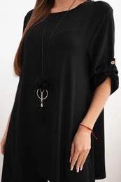 Kesi Woski Set of blouse + pants with pendant black