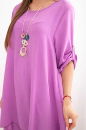 Kesi Woski Set of blouse + pants with pendant violet