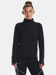 T-Shirt UA Train CW 1/2 Zip-BLK - Women