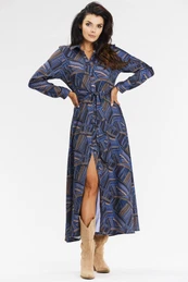 Woman's Dress A665 Blue
