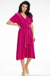 Woman's Dress A642 Fuchsia
