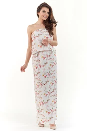 Woman's Dress A219 Ecru