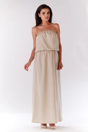 Woman's Dress M135 Beige