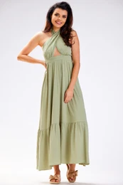 Woman's Dress A583 Green