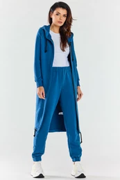 Woman's Hoodie M278 Blue