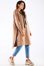Woman's Hoodie M279 Beige