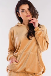 Woman's Hoodie A420 Beige