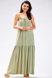 Woman's Dress A582 Green