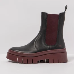 La Pèra Groene Boots met veter Vrouwen Leren laars groen