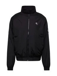Jacke 'Harrington' grau / schwarz / weiß