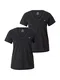LEVI'S  Majica '2Pack Vneck Tee'  rdeča / črna / bela