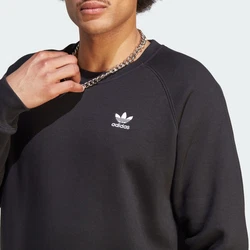 ADIDAS ORIGINALS Sweatshirt TREFOIL ESSENTIALS schwarz / wei