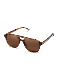 Sonnenbrille 'Zurich Oversize Havana Tortoise Brown' braun / cognac