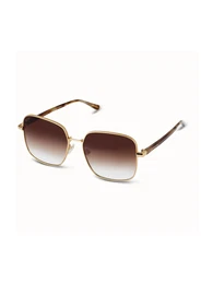 Sonnenbrille 'Palermo Gold Brown' karamell / dunkelbraun / gold