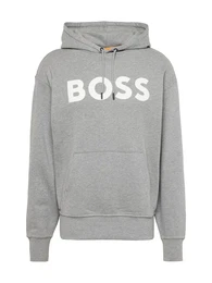 Sweatshirt graumeliert / weiß