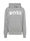 BOSS Sweatshirt graumeliert / weiß