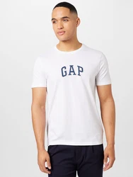 GAP T-Shirt blau/hellgrau/weiß