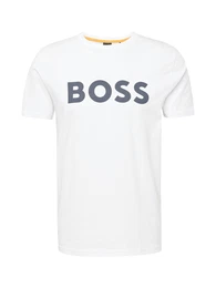 T-Shirt 'Thinking' schwarz / wei