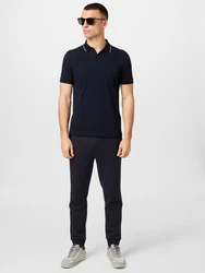 BOSS Shirt 'Paule' navy/weiß